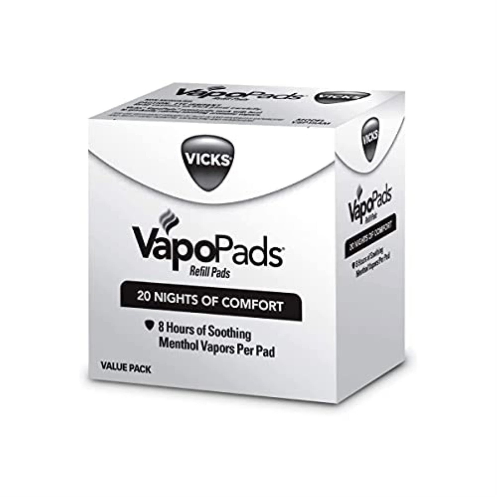Vicks Vapopads Original Menthol Scent 20 Count Menthol Scented Vapor Pad