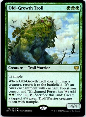 Old-Growth Troll (Foil) Kaldheim, 185 NM