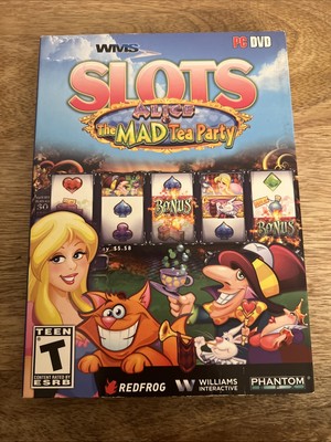Slots Alice & The Mad Tea Party Pc DVD-ROM Video Game T-Teen (Factory Sealed) 