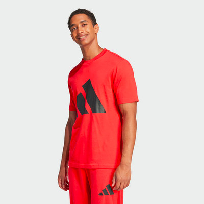 Adidas Essentials Big Logo Herren T-Shirt - Rot