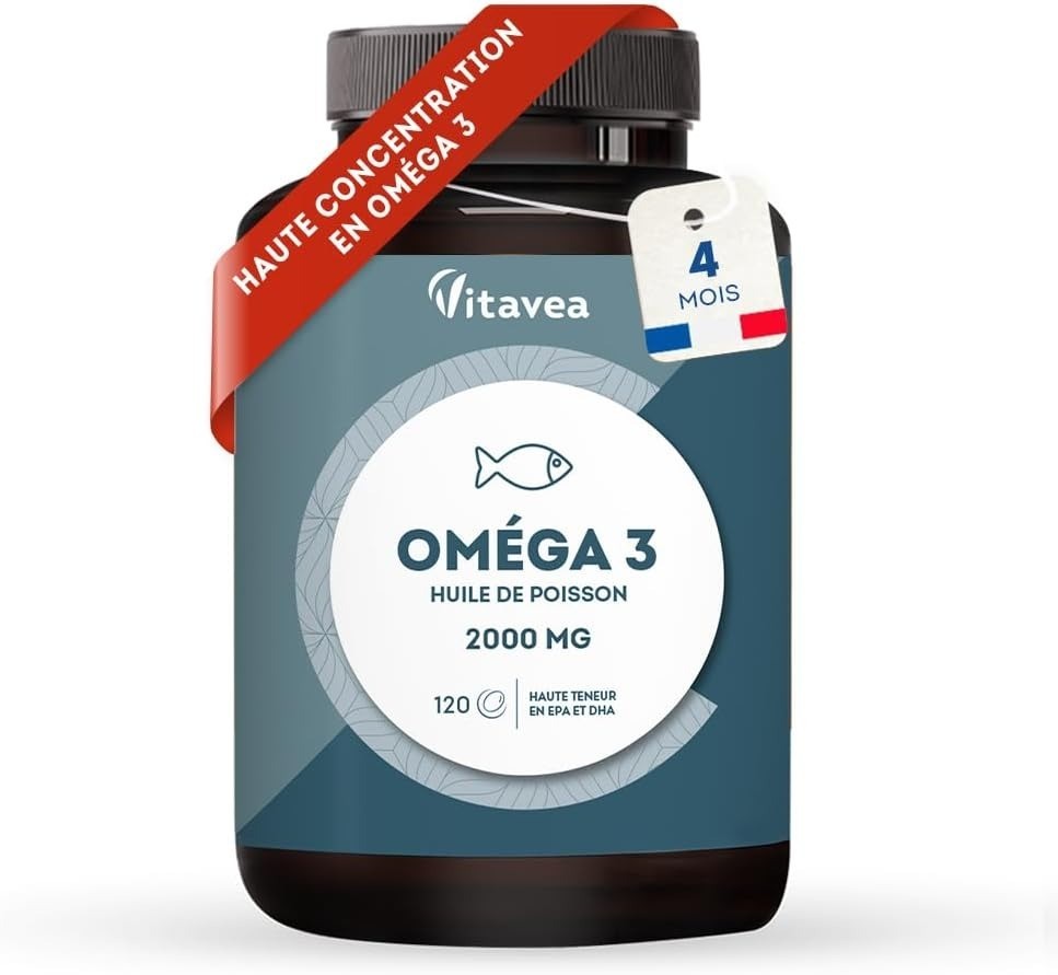 Omega 3 Huile de Poissons Sauvages pour réduire les carences