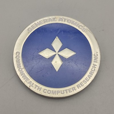 General Atomics Commonwealth Computer Research Inc Challenge Coin