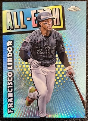 2025 Topps Chrome Logofractor Edition - All-Etch Francisco Lindor #CAE-10