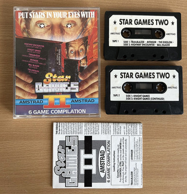 Star Games 2 II Amstrad CPC 6 Spiele Zusammenstellung 1987