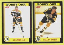 **BOBBY ORR**1991-92 SCORE SUPER STAR HOF(BOSTON BRUINS)Look GREAT CONDITION!
