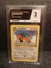 Dragonite Black Star Promo Card Ace Grade 2 Vintage 1999 Pokemon #5 Movie Promo