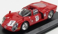 Best Model 1/43 Alfa Romeo 33.2 Le Mans Test 1968 Bianchi Statisches Modell