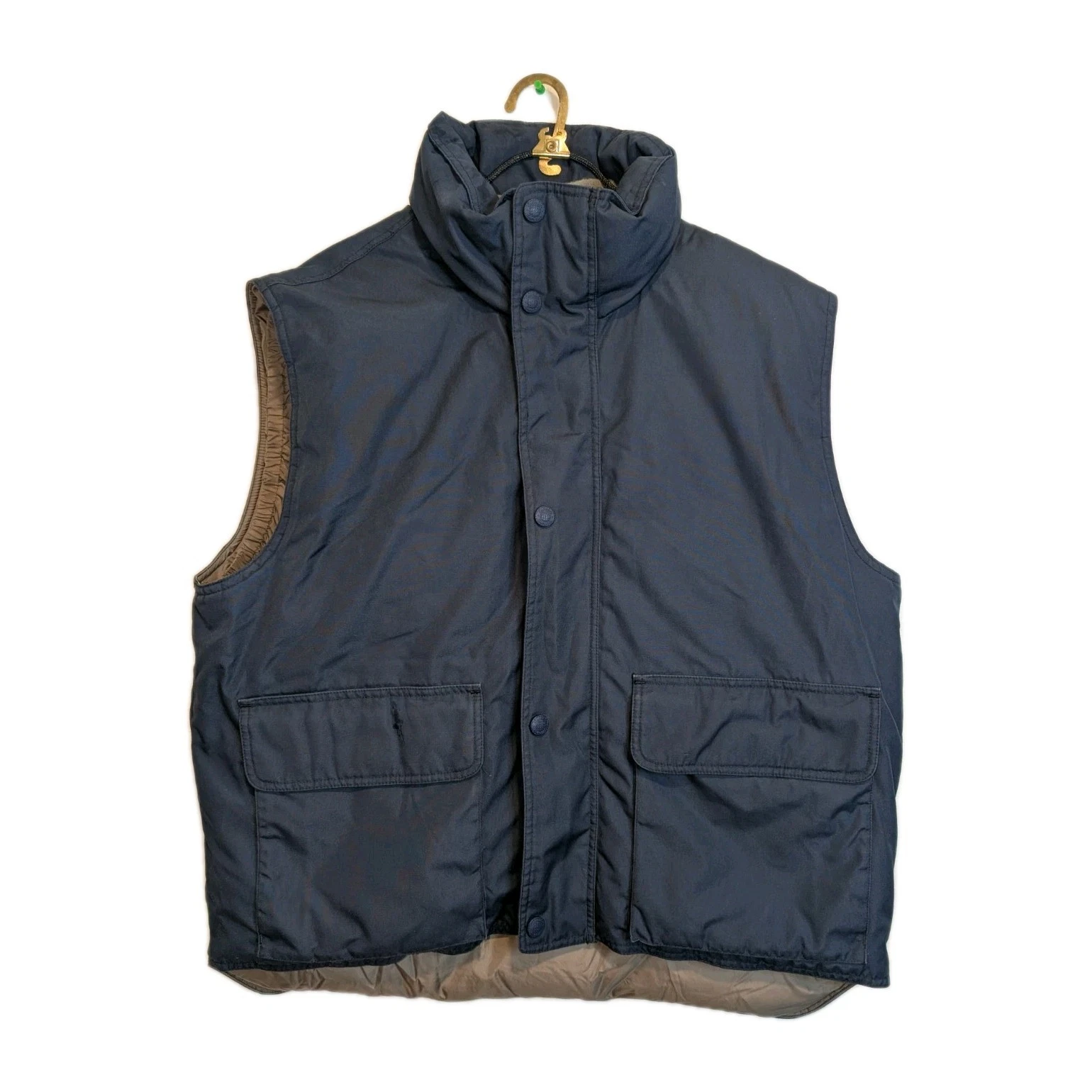 Cabela’s 80% Goose Down Puffer Vest Navy Outdoorcore Workwear Utility Men’s L