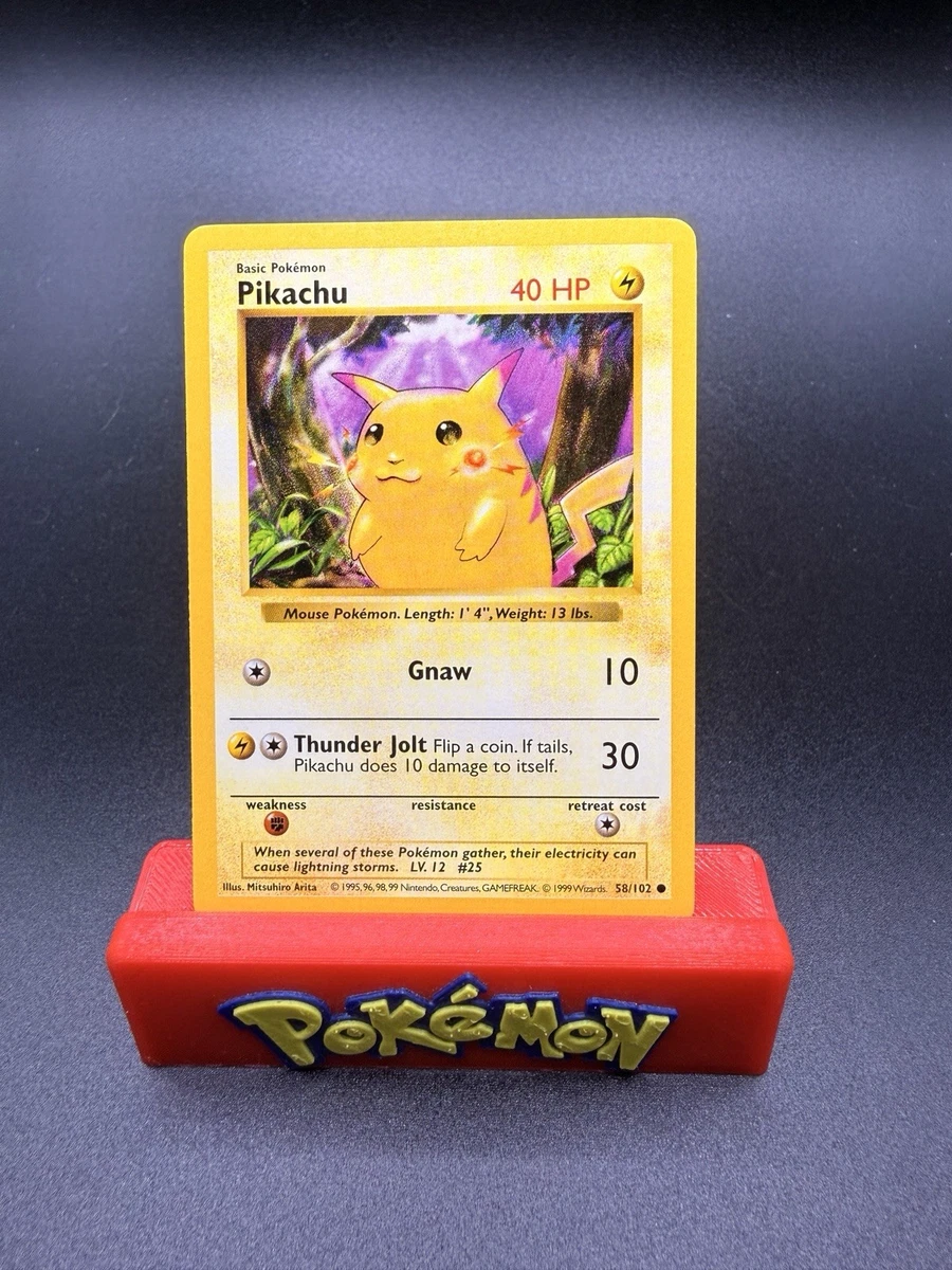 Pikachu Pokémon TCG Shadowless Individual Collectible Card Game