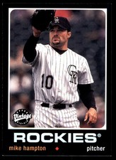 Mike Hampton 2002 Upper Deck Vintage #263 Rockies MLB READ FREE SHIPPING