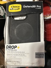 New Otterbox Defender Series Pro for iPhone 16 Pro Max MagSafe Case Black Color