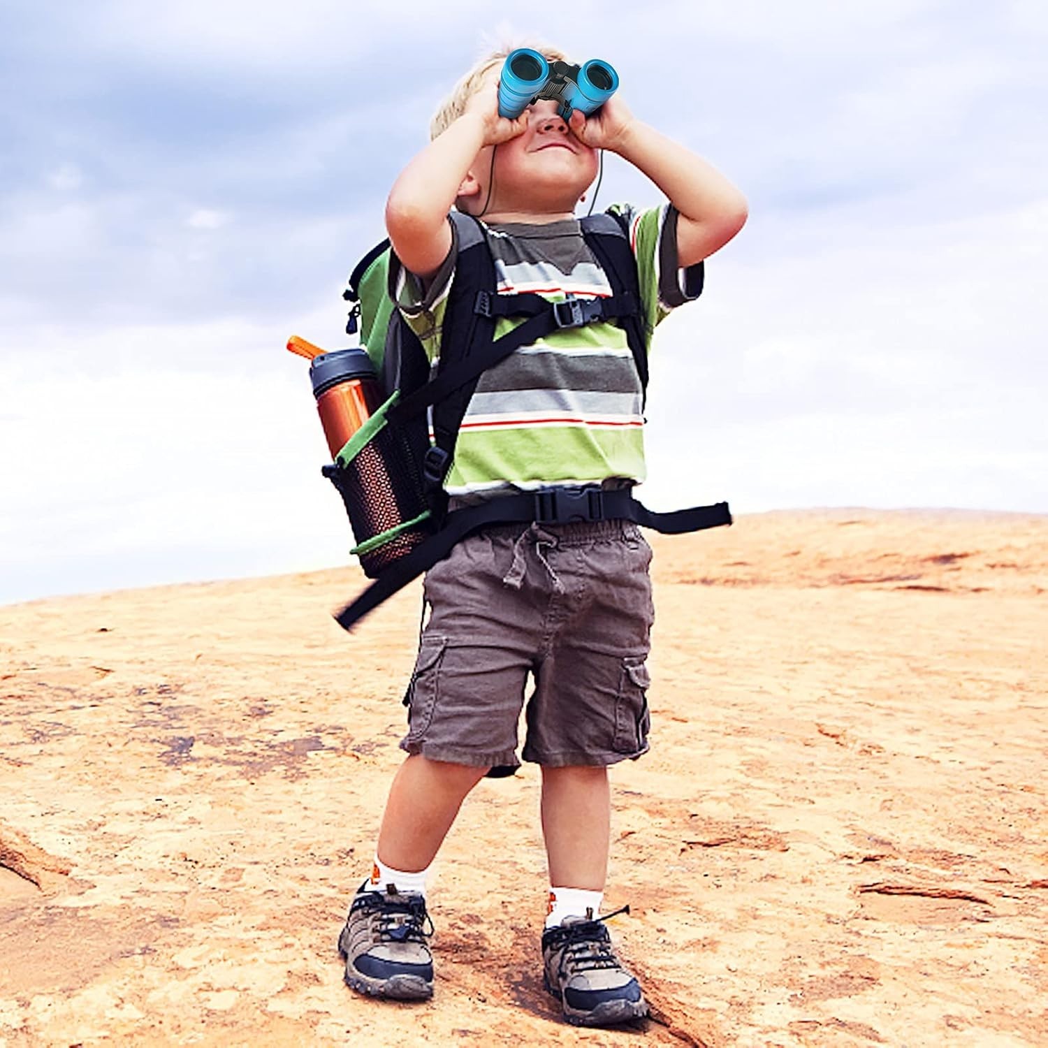 ESSENSON Binoculars for Kids Toys Gifts for Age 3, 4, 5, 6, 7, 8, 9, 10+ Years O