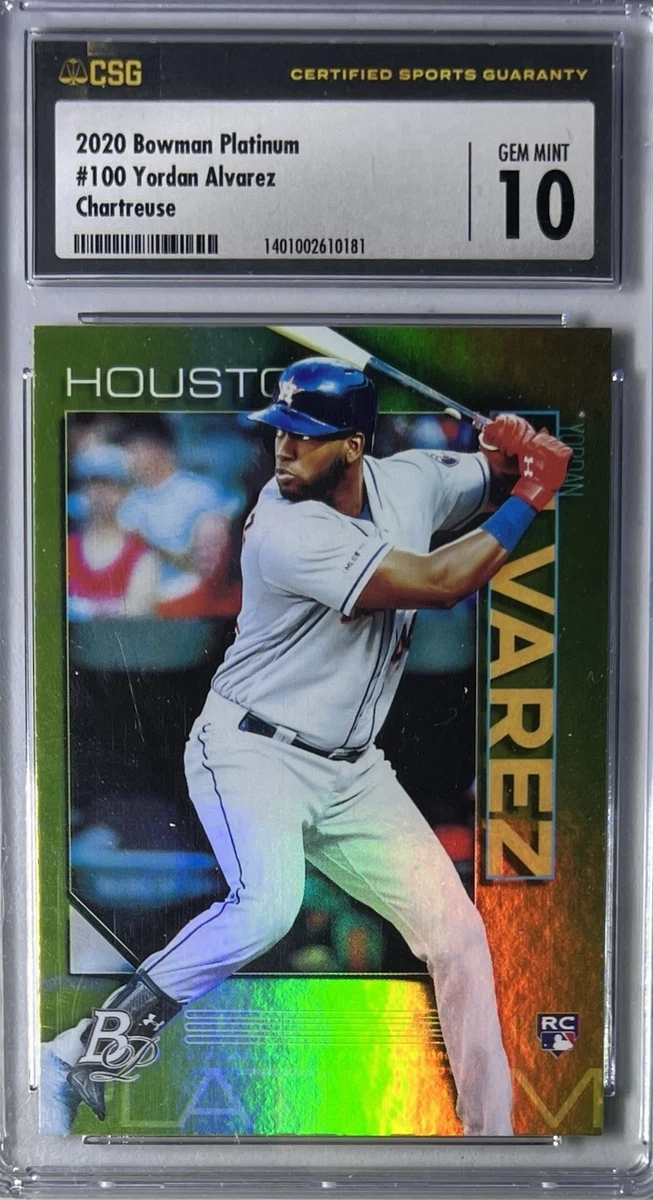 2020 Bowman Platinum - Yordan Alvarez #100 for sale | eBay