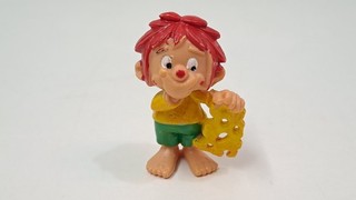 !!! Ü Ei !!! Figur "Pumuckl Feinschmecker" D 1985 100 % Original !!!