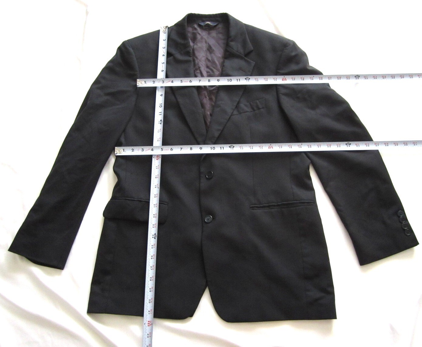 Men Brooks Brothers Stretch 2 Button Stripes Wool Jacket Sz 40L (MJ34) thumbnail 3