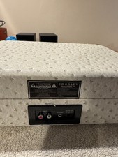 Crosley CR8005F-W0 Portable Suitcase Turntable White - Tested/Working  