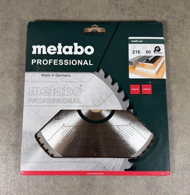 Metabo Sägeblatt 216x30x2,4 60 FZ/TZ, multi cut für. z.B. KGS 216, 628083000 Neu