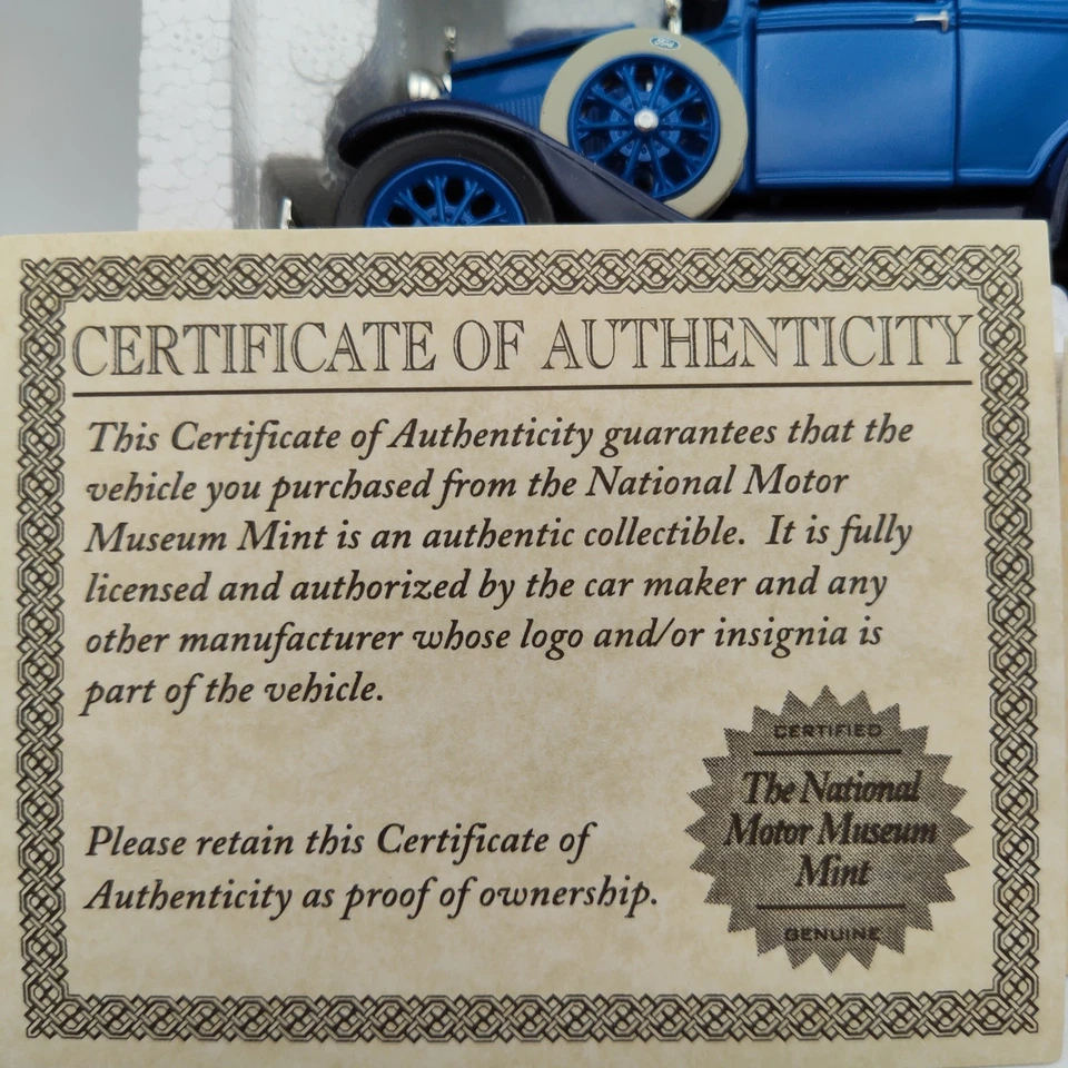 New With Box 1931 Ford Model A Deluxe Delivery Van National Motor Museum Diecast - Image 2 of 4