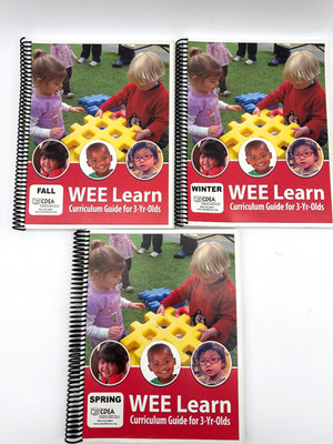 WEE Learn Curriculum Guide for 3-Yr Olds Complete Fall, Winter, Spring