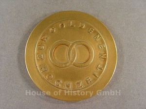 1657 Goldene Medaille Zur Goldenen Hochzeit Die Hansestadt Hamburg Bronze Ebay 