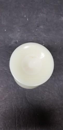 VTG MCKEE SIGNED VASELINE GLASS YELLOW CUSTARD PEDESTAL DESSERT CUP 4 1/8" - Picture 8 of 8