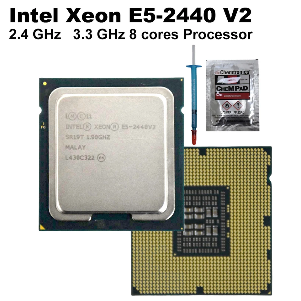 Procesador Intel Xeon E5-2440 V2 8 núcleos 1,9 GHz 20 MB LGA 1356 95 W SR19T 7FJJ7 Foto 2 de 4