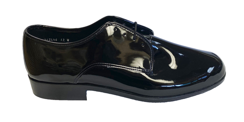 Neu Herren Gateway Schwarz Smoking Schuhe Glänzendes Kunstleder Hergestellt in USA Größe 11,5W - Bild 3 von 3