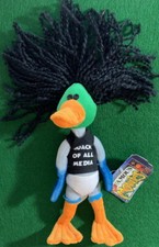 INfamous Meanies 1998 MALLARD STERN Quack of All Media Bean Bag Plush New w/ Tag