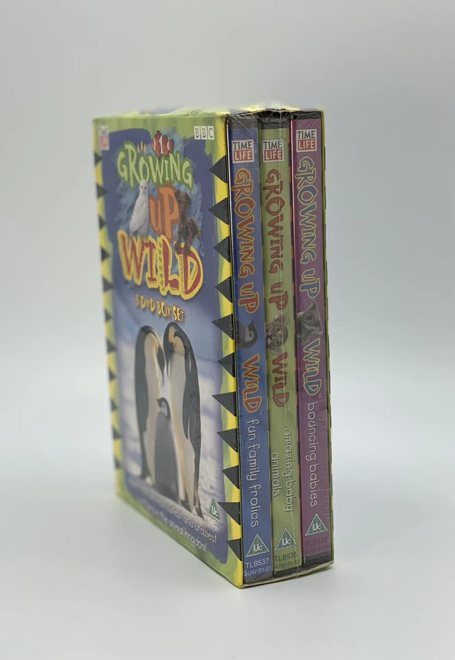 BBC Time Life Growing Up Wild 3 Dvd Box Set-New And Sealed - Image 4 of 4