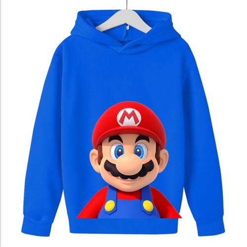 New Anime Super Mario Hoodies Spring and Autumn Fashion Casual Hoodies Boy Girl - Picture 24 of 53
