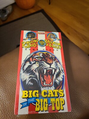 Ringling Brothers And Barnum Bailey Big Cats Of The Big Top VHS 1987