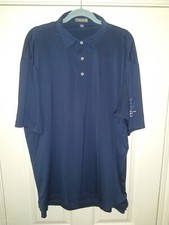 Peter Millar Summer Comfort Blue Polo Golf Shirt Men's XL The Rise Cup Classic