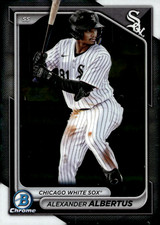 2024 Bowman Draft Chrome - #BDC-164 Alexander Albertus White Sox