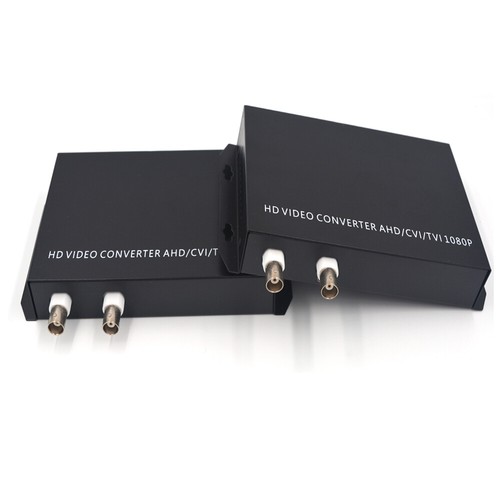 HD 2 Video to Fiber Optical Media Converters 1080p 960p TVI CVI AHD HD Video FC - Afbeelding 5 van 7