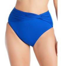 Bleu Rod Beattie Women's Lets Get Twisted High-Waist Bikini Bottoms Cobalt 4