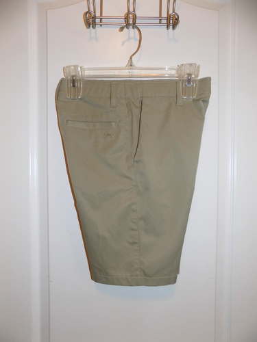 UNDER ARMOUR Boys 14 HeatGear Loose Fit Tan Khaki Performance Shorts Golf