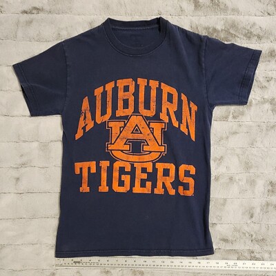 Auburn Tigers UA Black Gray Vintage TShirt Size Small XS