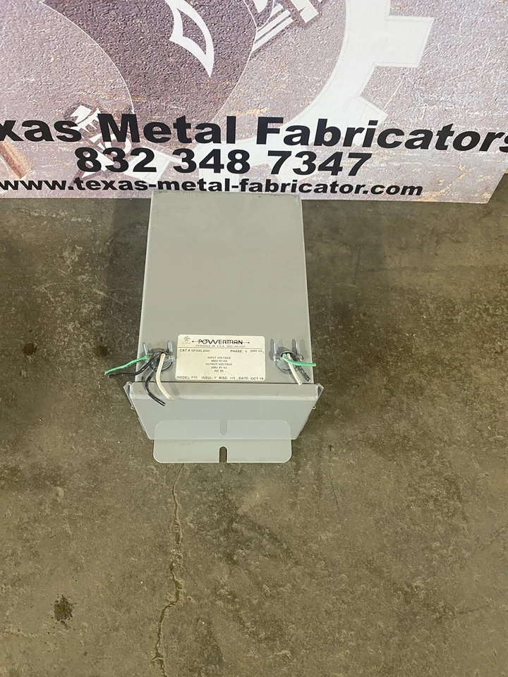 Transformador de propósito general Powertran NF006L200 208/480V 60Hz 0Ph  Foto 2 de 4