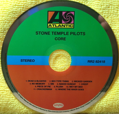 STONE TEMPLE PILOTS - CORE CD REMASTERD 2017 Rhino EXCELLENT COND
