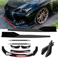 Front Rear Bumper Lip Spoiler Splitter For Lexus Is350 Gs350 Body Kit Side Skirt