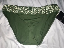NWT La Blanca Sash Swimsuit Bikini Bottom 10 Green B2 