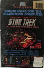 NEW Star Trek Soundware Macintosh - 3.5" floppy disk Sound Source 1991 Vol 2