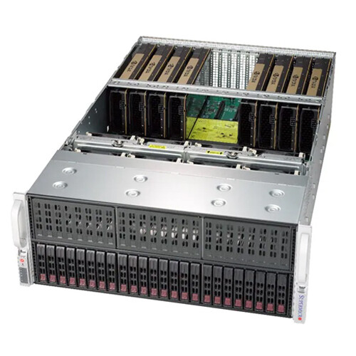 SuperServer 4029GP-TRT Server 24X2.5" 512GB RAM 2x Intel 8260L CPU 8x RTX 4090 - Picture 1 of 4