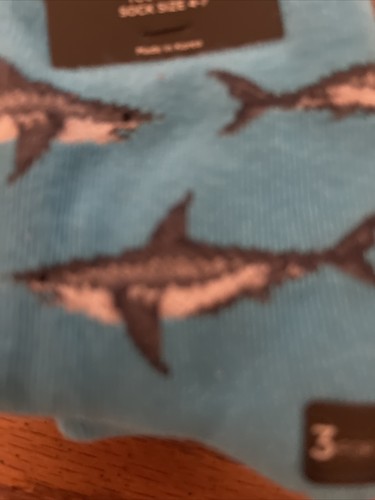 Hot Sox Kids youth M / L Fish Crew Socks - Picture 2 of 2