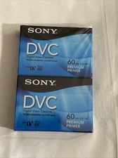 2 New Sealed SONY Mini DV Digital Video Cassette DVC Tapes 60 min Premium