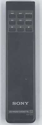 Télécommande Sony RM-C80 D'origine Pour Chaîne CD/radio/cassette - Occasion - Garantie 6 Mois