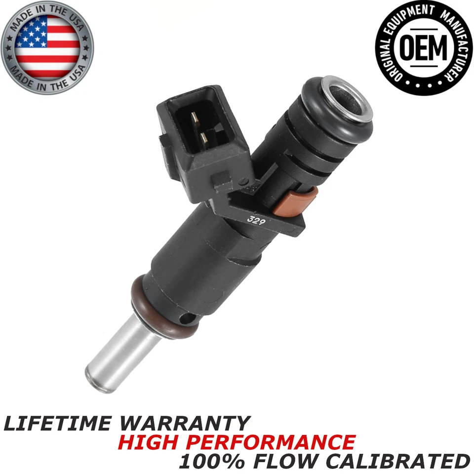 x6 NEW OEM Siemens Fuel Injectors for 2006 BMW 330I L6 3.0L #7531634 - Image 2 of 4