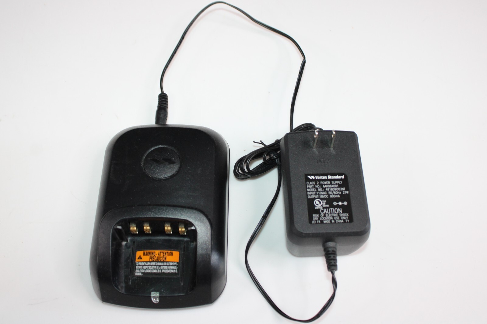 Vertex Standard CD-55 desktop charger base and power supply | eBay