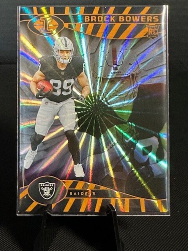 2024 Panini Illusions - Brock Bowers #47 Trophy Collection SUNBURST (RC)