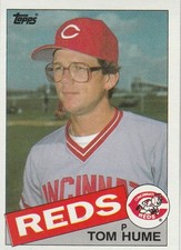 FREE SHIPPING-MINT-1985 (REDS) Topps #223 Tom Hume
